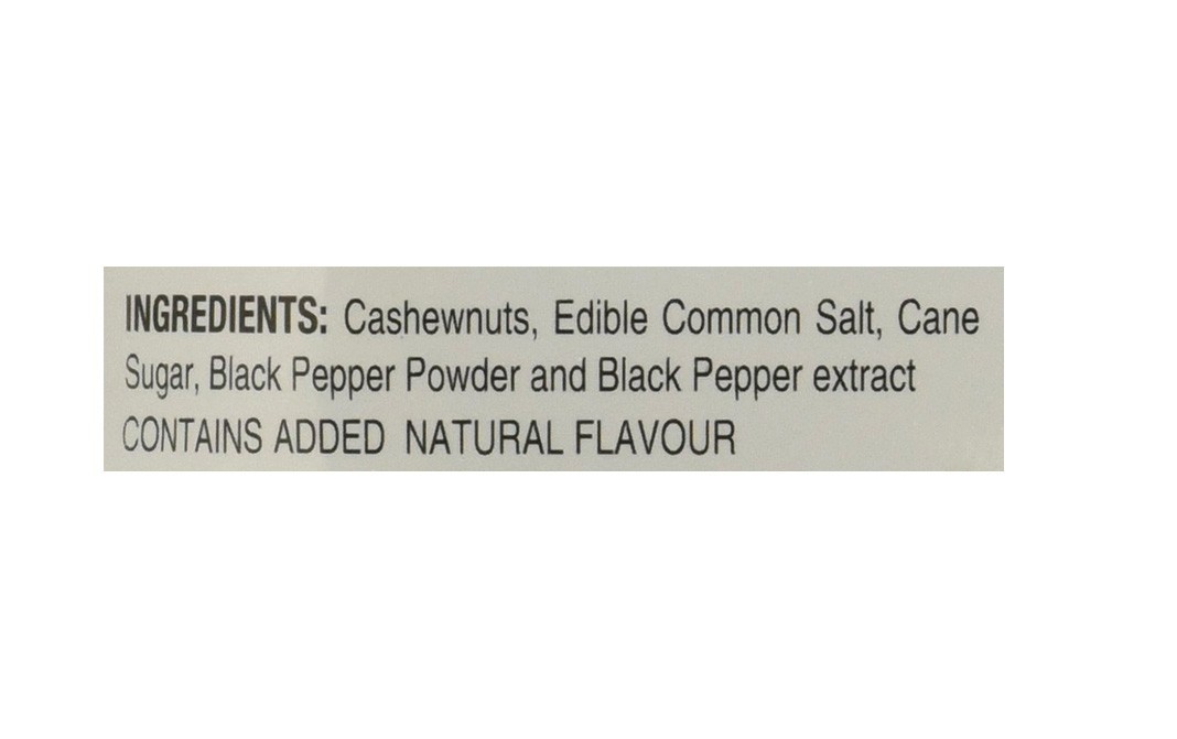 Gourmia Roasted Cashews (Salt & Pepper)   Pack  200 grams